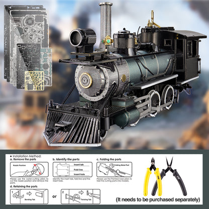 Mogul Locomotive 3D Metal Puzzles