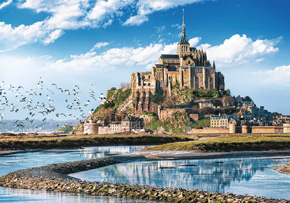 Trefl Jigsaw Puzzle - Mont-Saint-Michel, France 1000pcs 68*48cm - Puzzleit