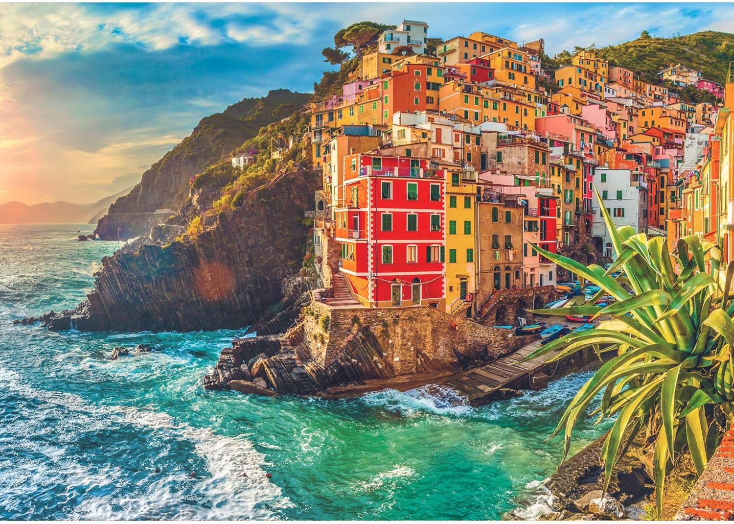 Trefl Jigsaw Puzzle - Riomaggiore Village, Italy 1000pcs 68*48cm - Puzzleit