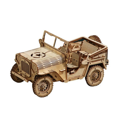 Off-Road Jeep 3D Wooden Puzzle Medium