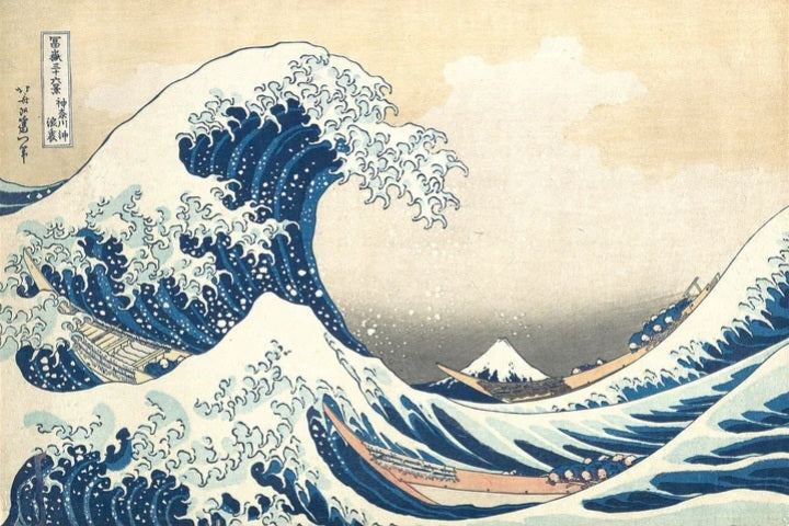 The Great Wave of Kanagawa by Japanese Ukiyo-E-Artist Hokusai, 1831 Artwork Mini Jigsaw Puzzle 1000pcs 38*26cm