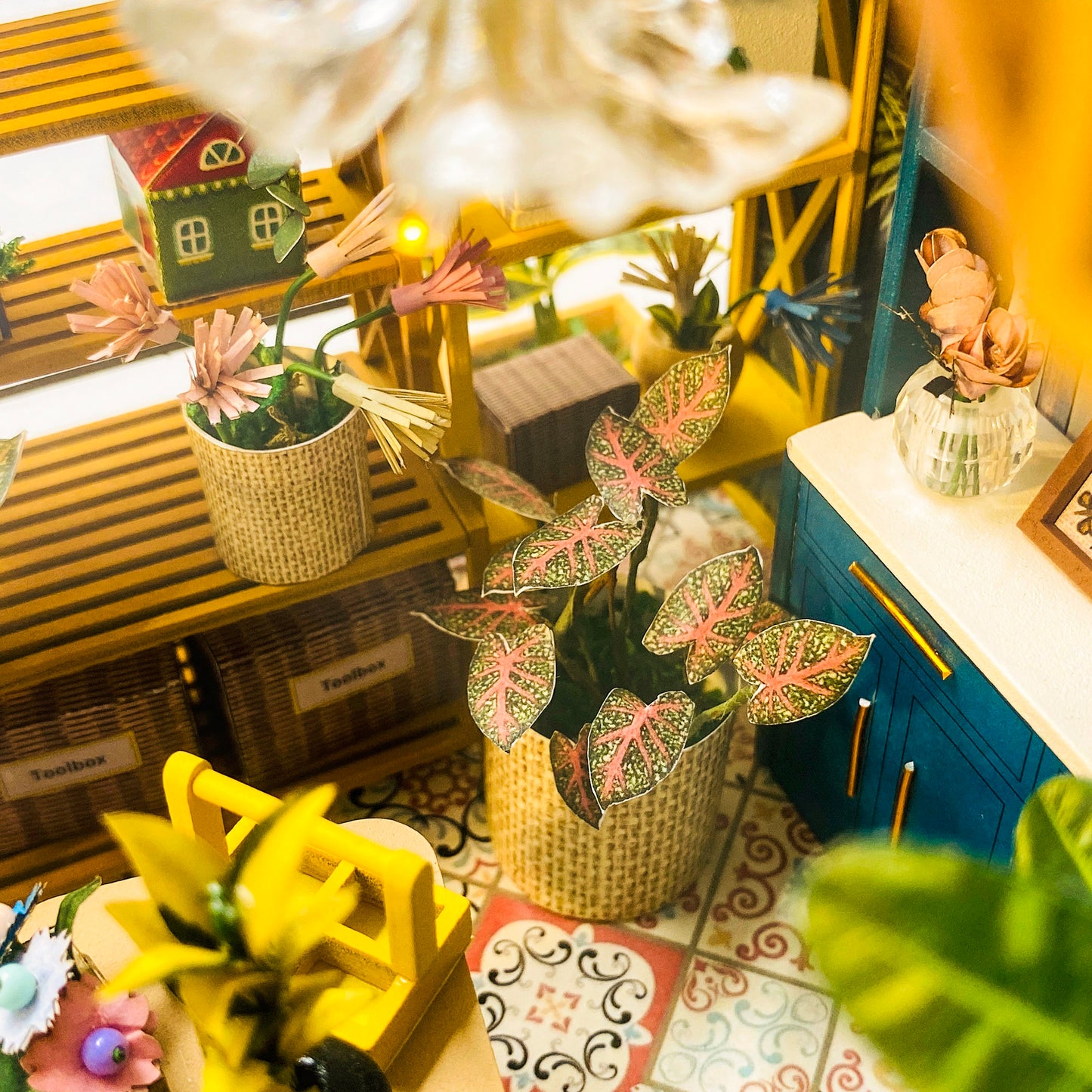 Sunshine Flower House DIY Miniature House