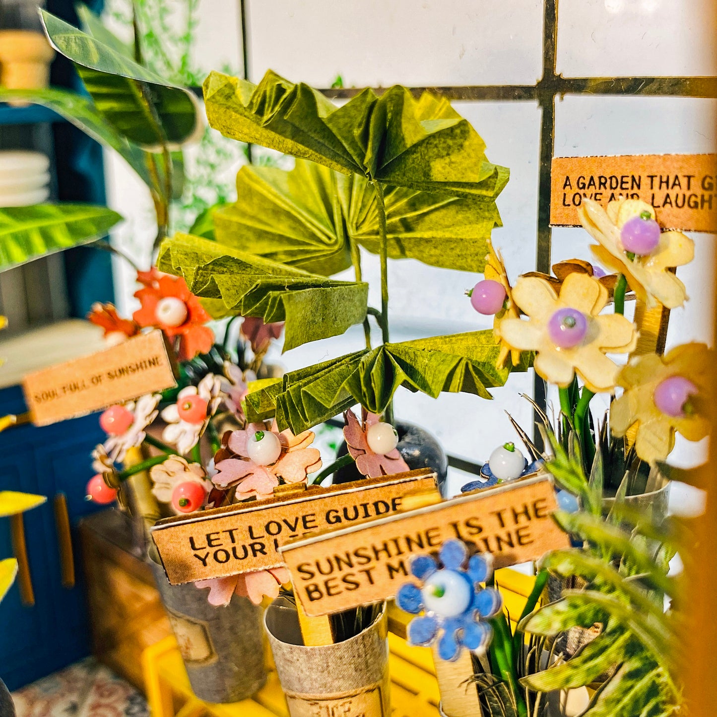 Sunshine Flower House DIY Miniature House