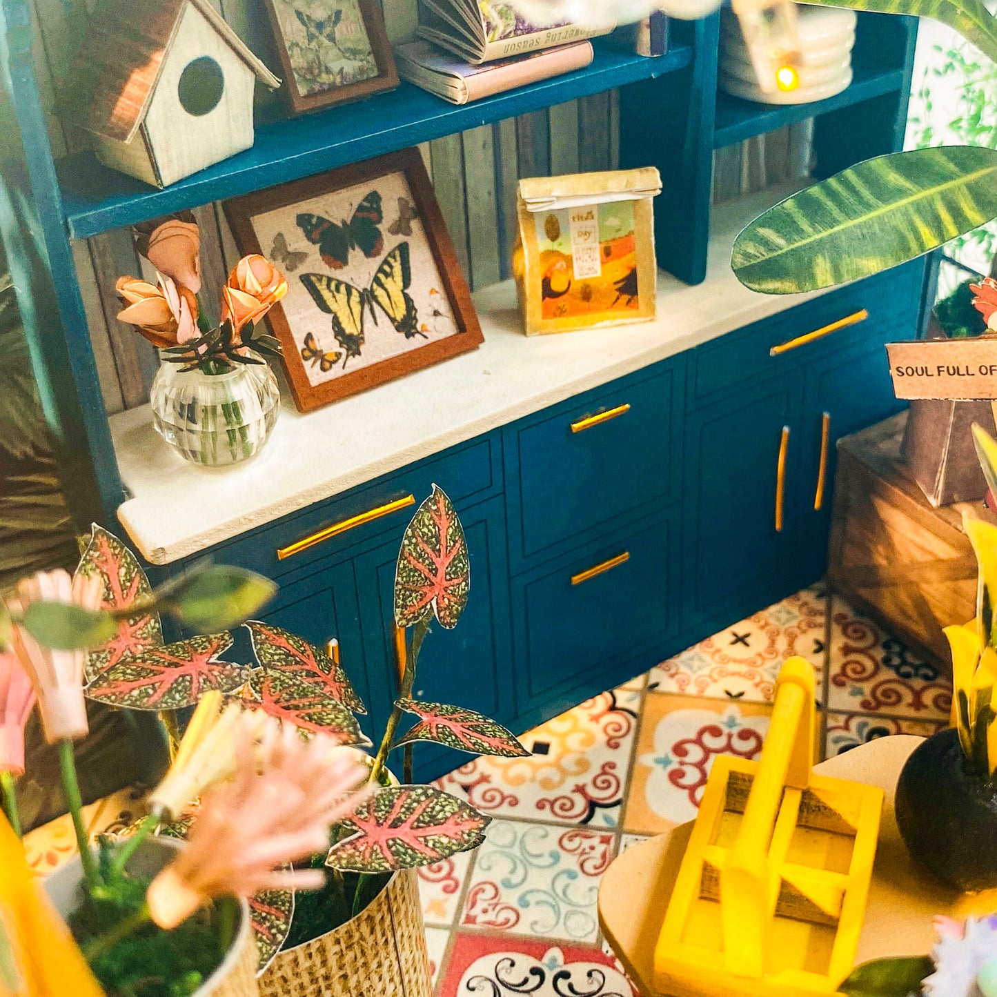 Sunshine Flower House DIY Miniature House