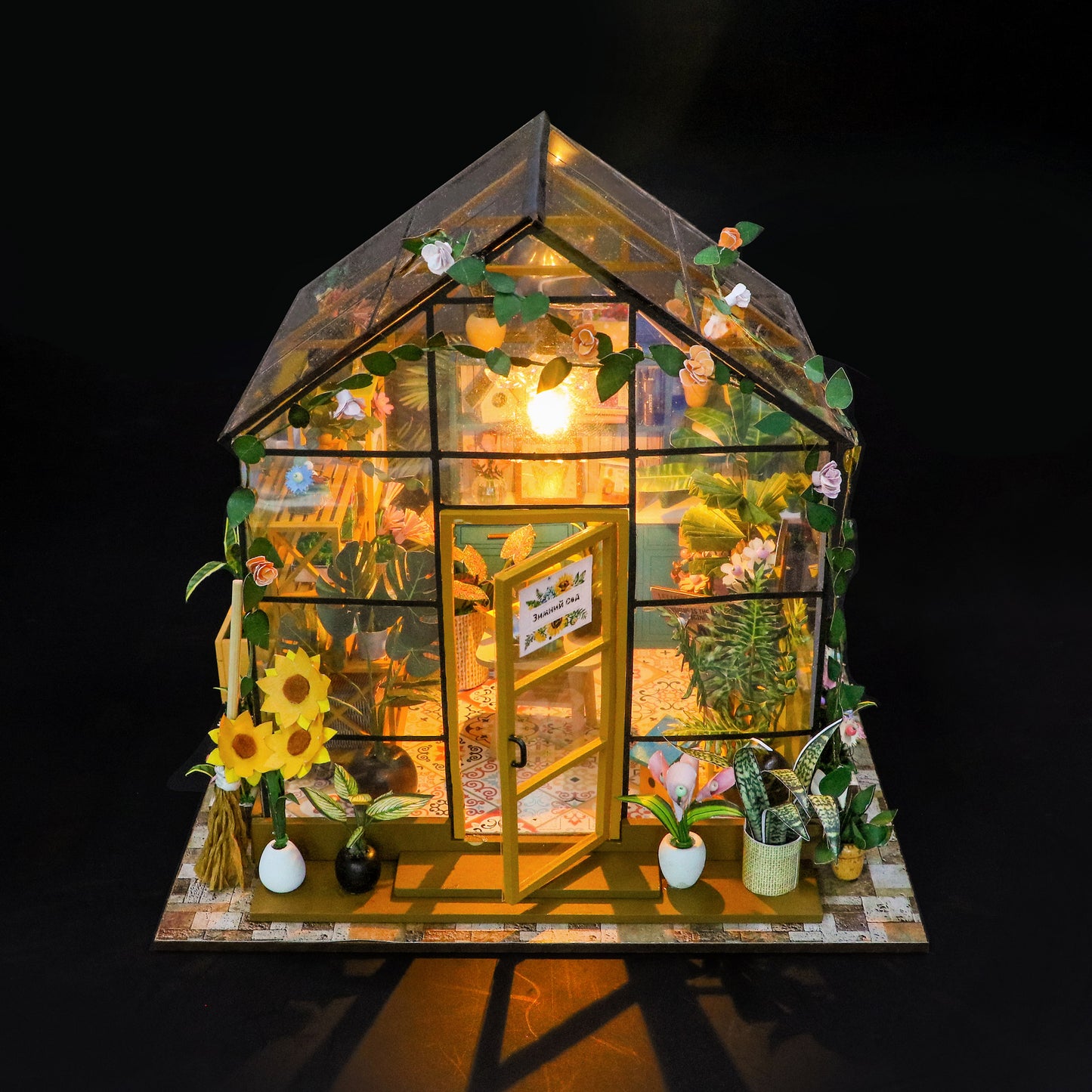Sunshine Flower House DIY Miniature House