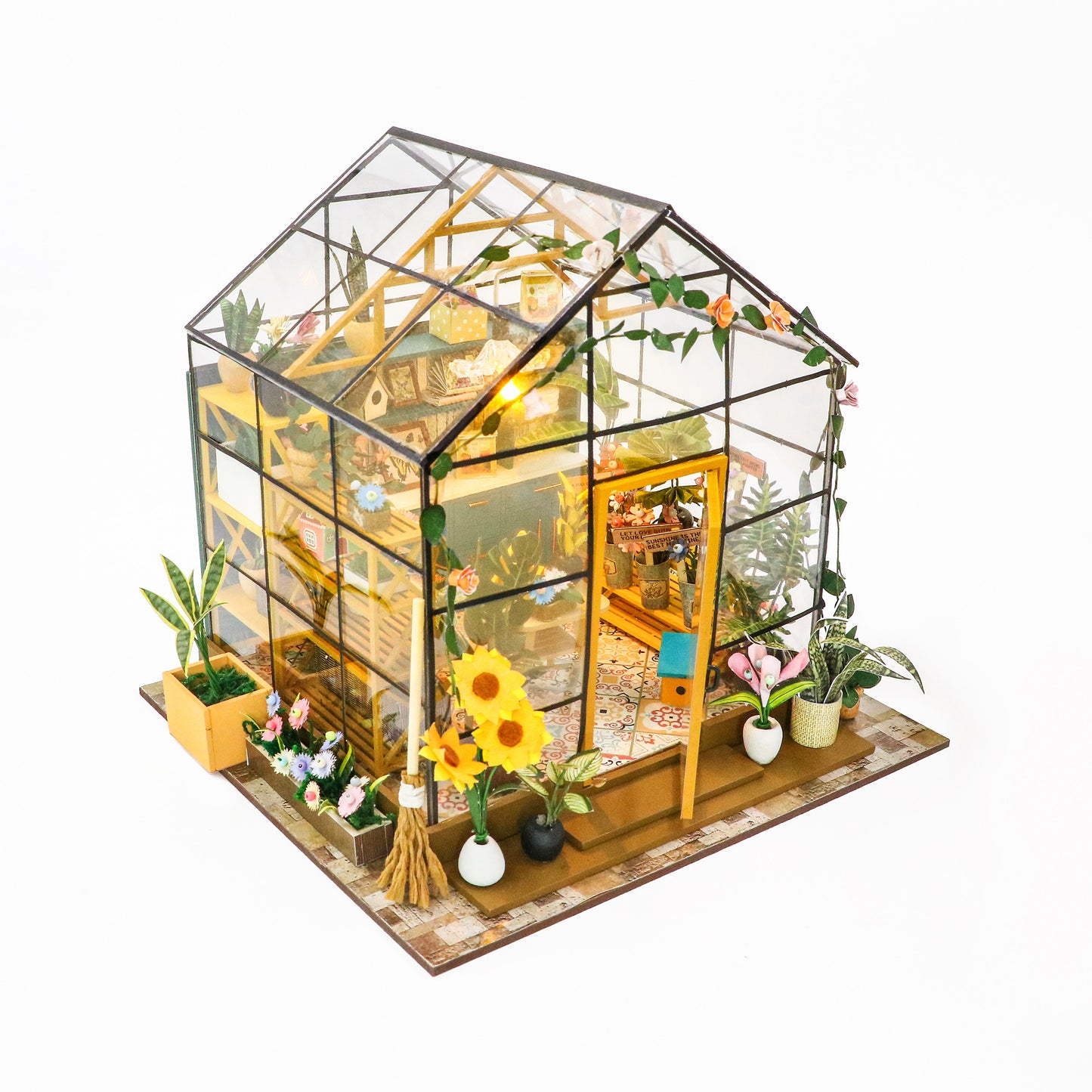 Sunshine Flower House DIY Miniature House