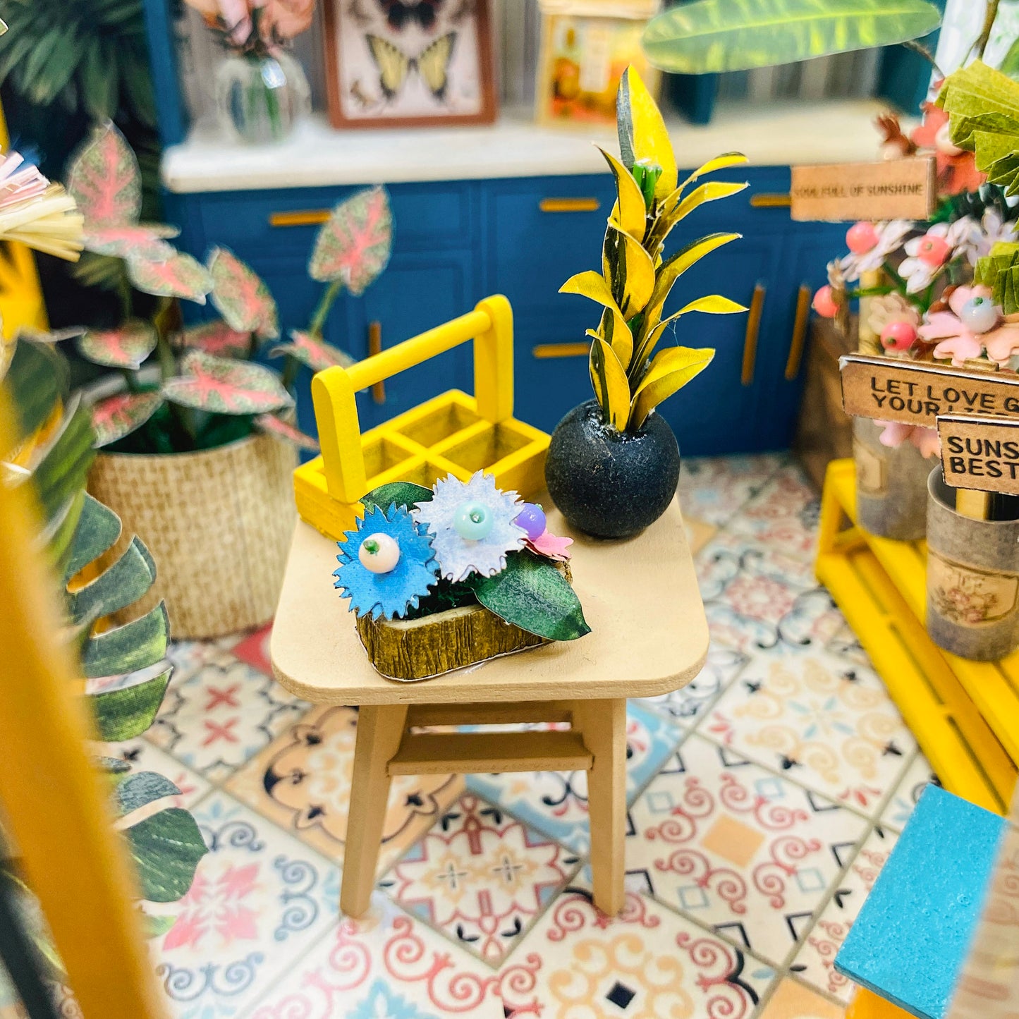 Sunshine Flower House DIY Miniature House