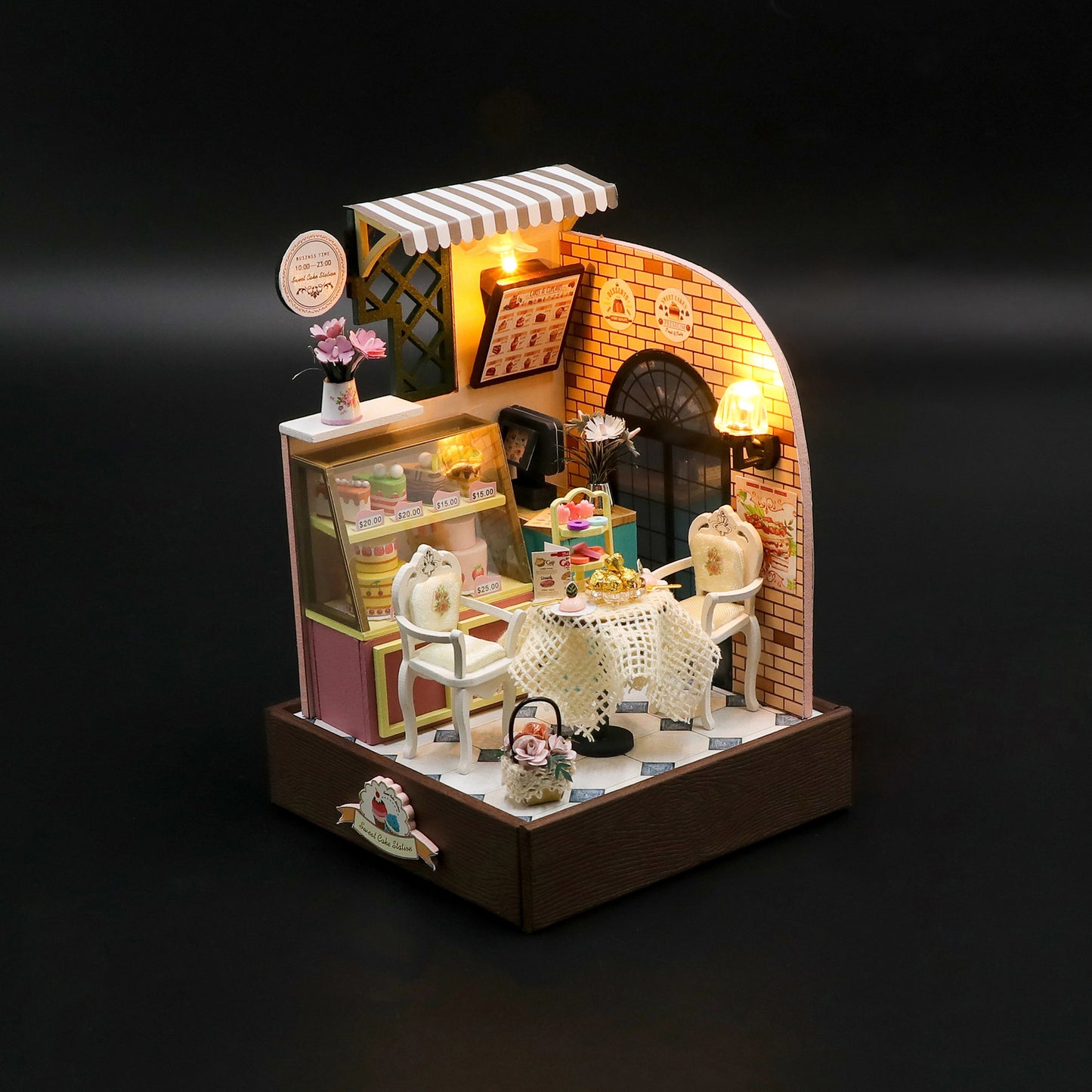 Sweet Cake Station DIY Miniature House