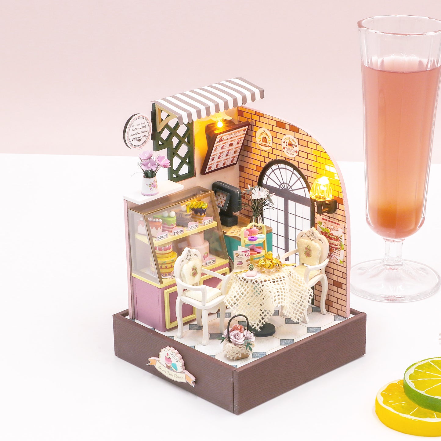Sweet Cake Station DIY Miniature House