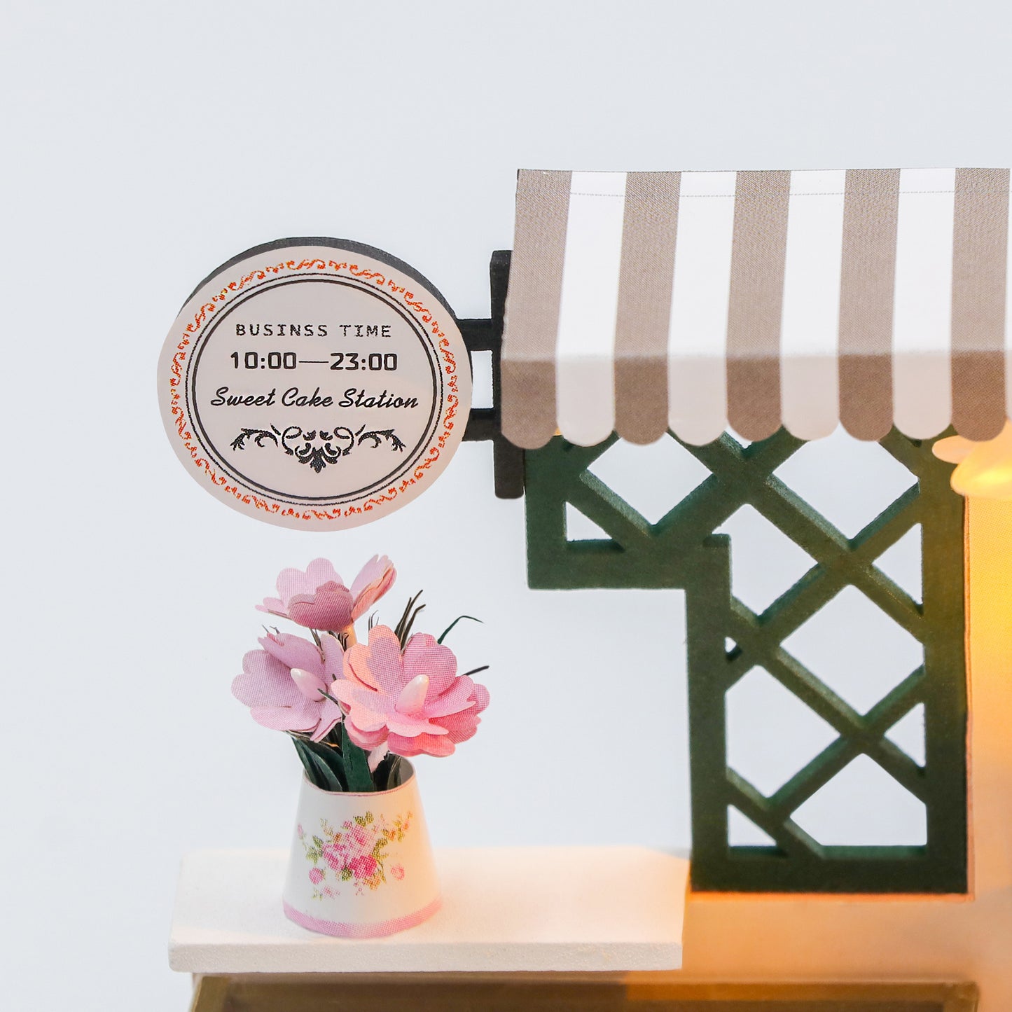 Sweet Cake Station DIY Miniature House
