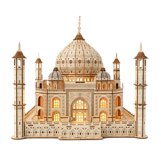 Taj Mahal 3D Wooden Puzzle With LED