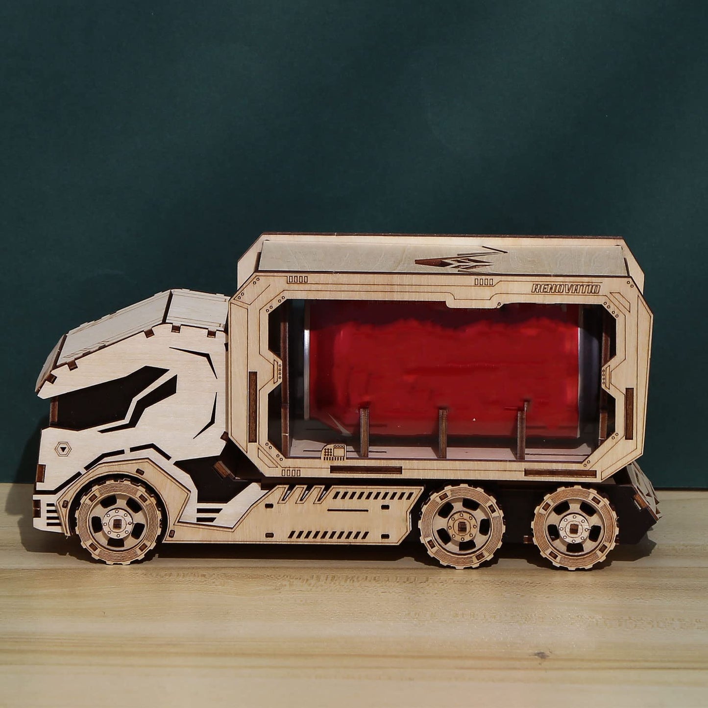 Tanker 3D Mechanical Wooden Puzzle