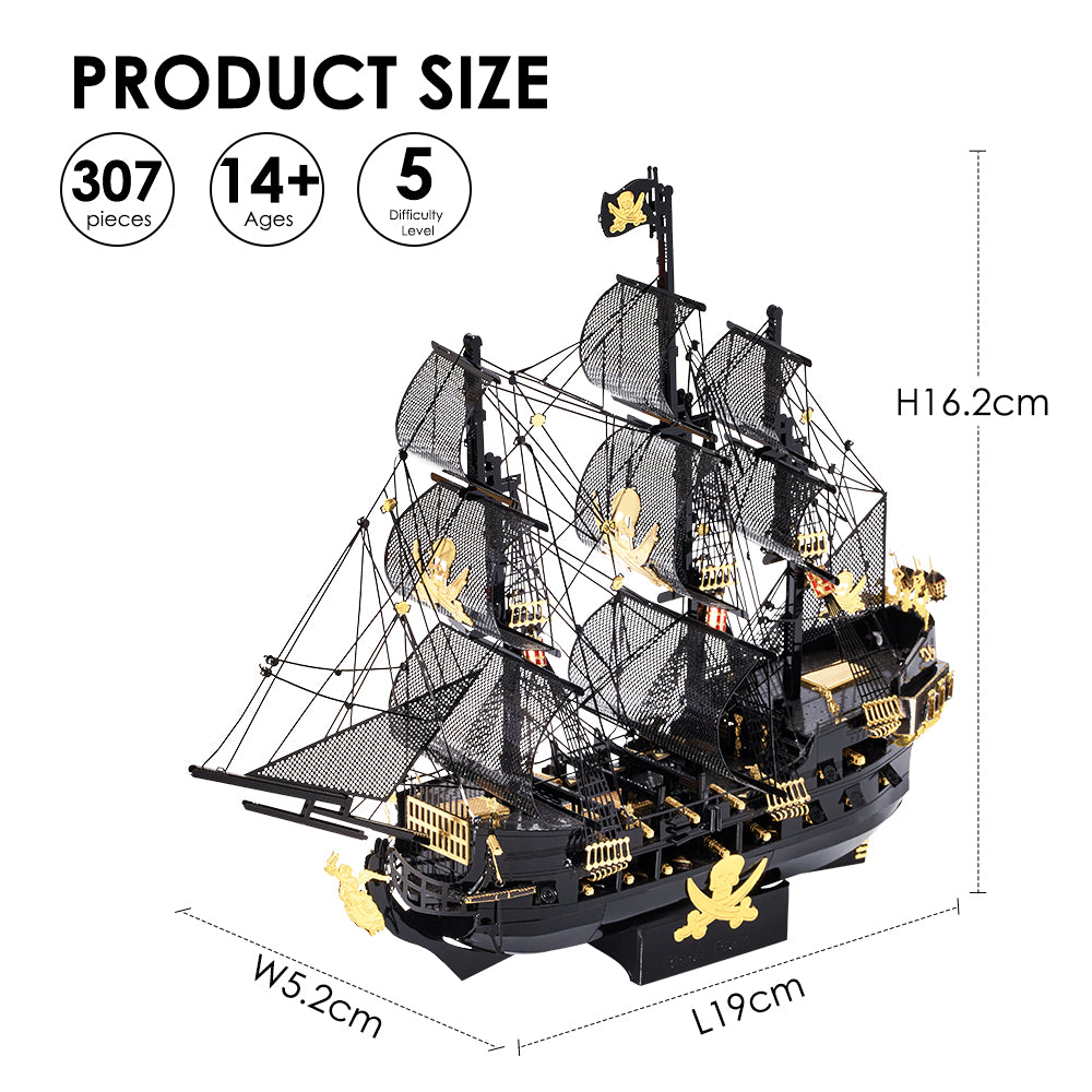 The Black Pearl 3D Metal Puzzles