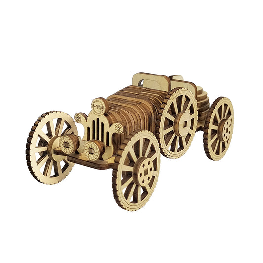 The Classic Cruiser 3D Mechanical Wooden Puzzle