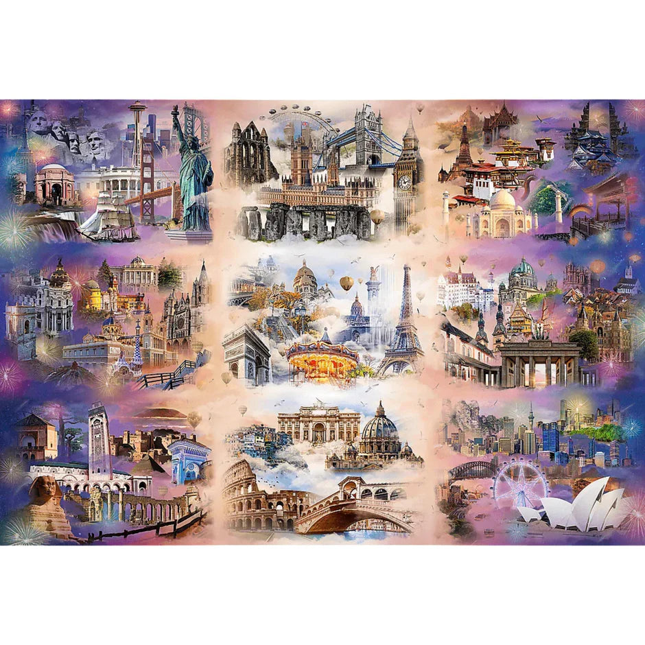 Trefl Prime Jigsaw Puzzle - Cities Beyond the Clouds 13,500pcs 198*138cm - Puzzleit