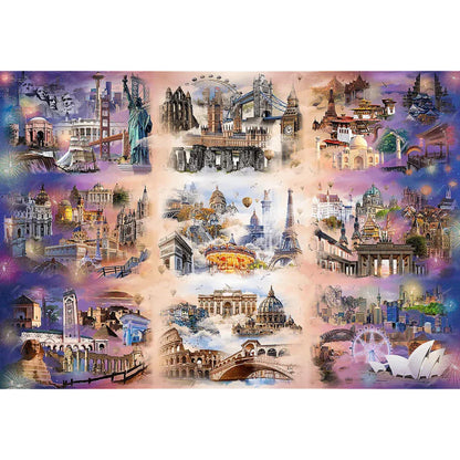 Trefl Prime Jigsaw Puzzle - Cities Beyond the Clouds 13,500pcs 198*138cm - Puzzleit