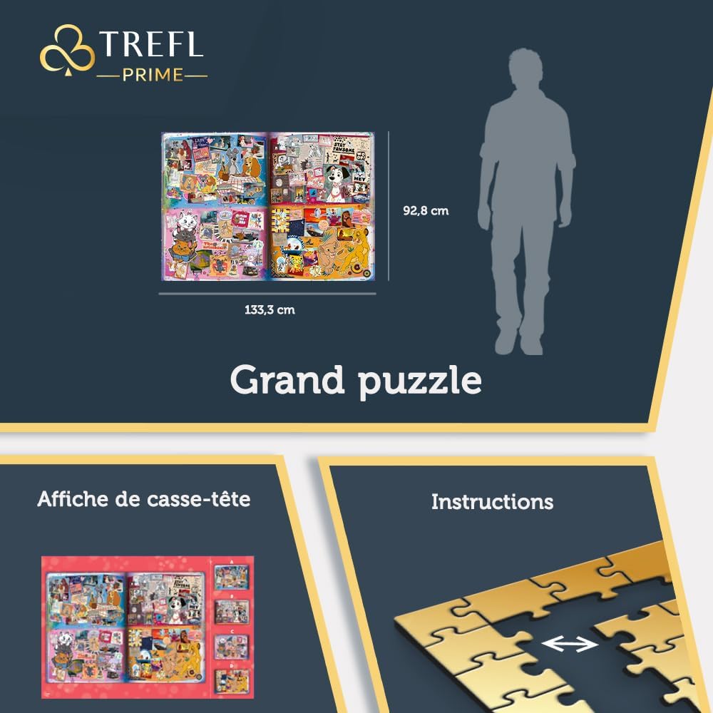 Trefl Prime Jigsaw Puzzle - The Great Book of Disney 6000pcs 134*93cm