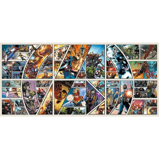 Trefl Prime Jigsaw Puzzle - Across The Comic Universe 9000pcs 198*93cm - Puzzleit