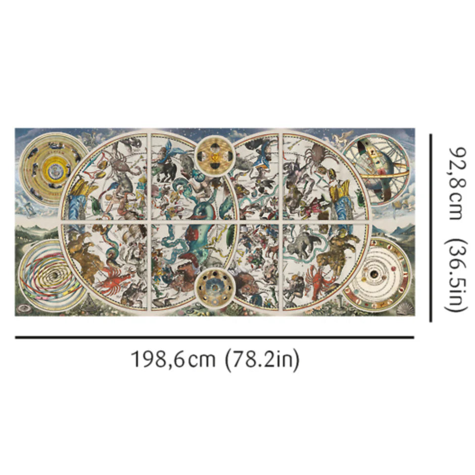 Trefl Prime Jigsaw Puzzle - Ancient Celestial Maps 9000pcs 198*93cm