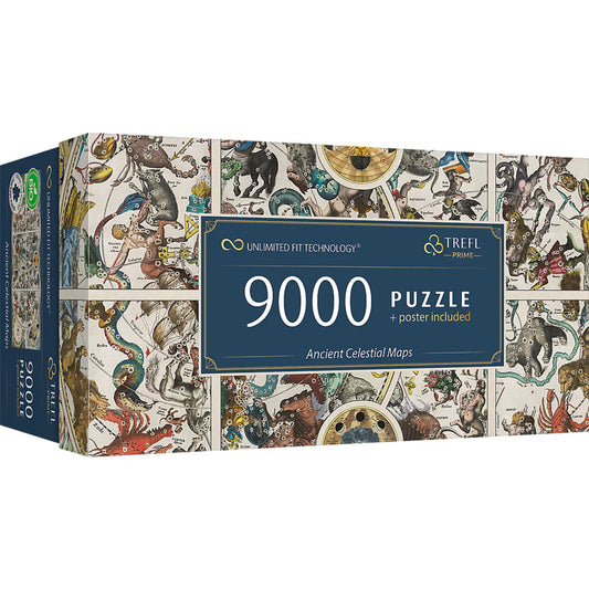 Trefl Prime Jigsaw Puzzle - Ancient Celestial Maps 9000pcs 198*93cm