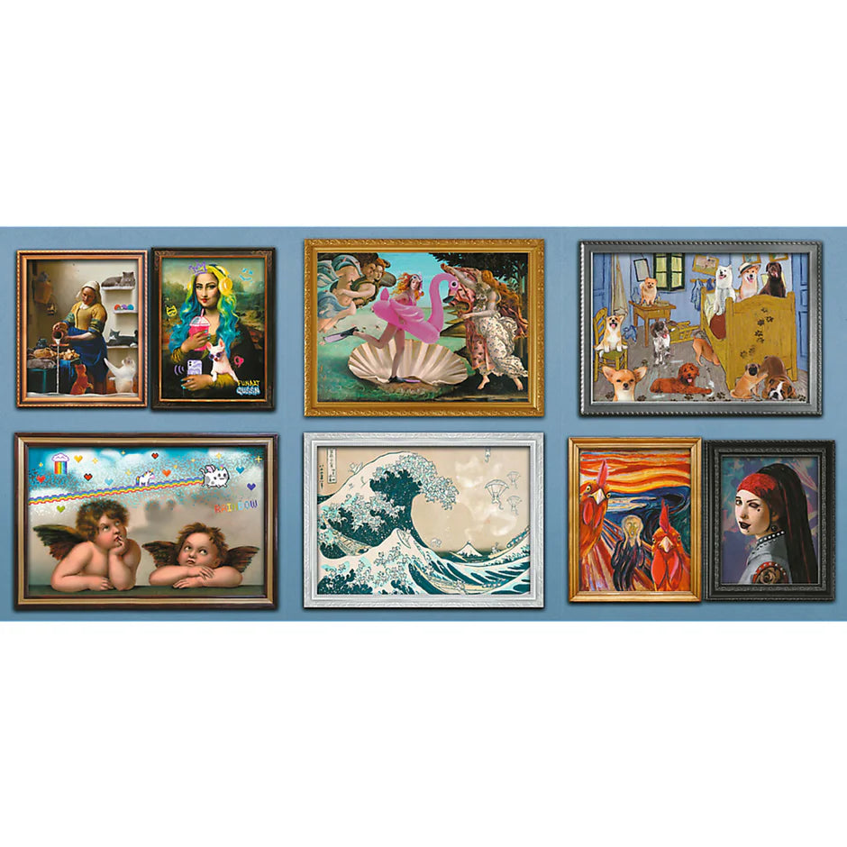 Trefl Prime Jigsaw Puzzle - Not So Classic Art Collection 9000pcs 198*93cm - Puzzleit