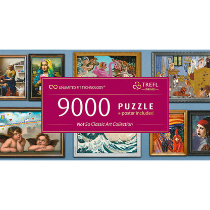 Trefl Prime Jigsaw Puzzle - Not So Classic Art Collection 9000pcs 198*93cm - Puzzleit