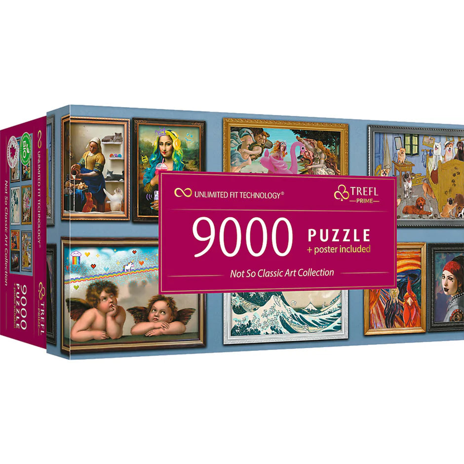Trefl Prime Jigsaw Puzzle - Not So Classic Art Collection 9000pcs 198*93cm - Puzzleit