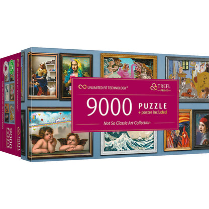 Trefl Prime Jigsaw Puzzle - Not So Classic Art Collection 9000pcs 198*93cm - Puzzleit