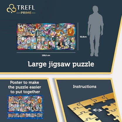 Trefl Prime Jigsaw Puzzle - The Greatest Disney Collection 9000pcs 198*93cm - Puzzleit