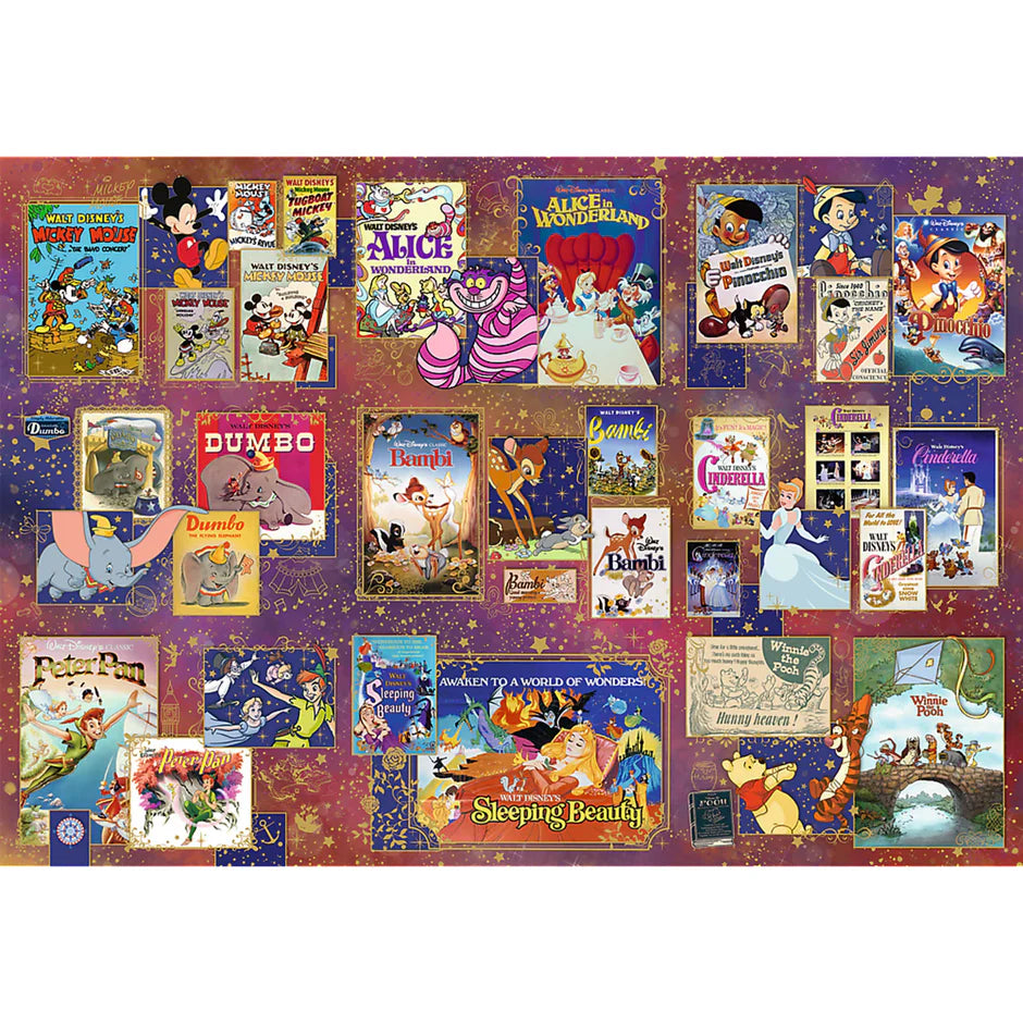 Trefl Prime Jigsaw Puzzle - The Golden Age of Disney 13,500pcs 198*138cm - Puzzleit
