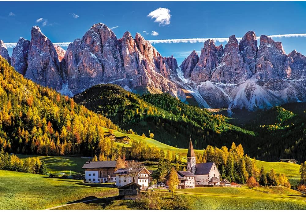 Trefl - Val di Funes Valley, Dolomites, Italy 1500pcs 85*58cm - Puzzleit