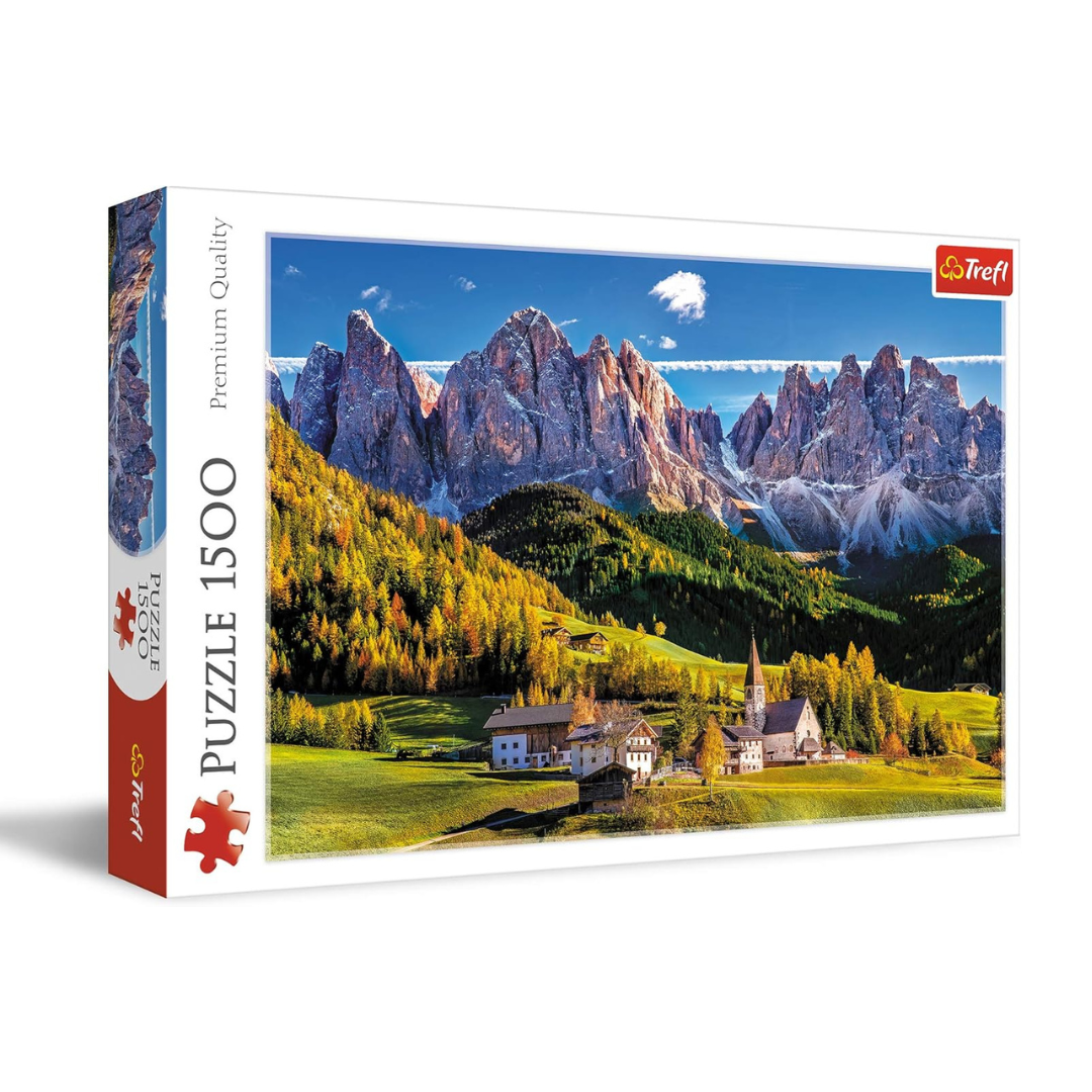 Trefl - Val di Funes Valley, Dolomites, Italy 1500pcs 85*58cm - Puzzleit
