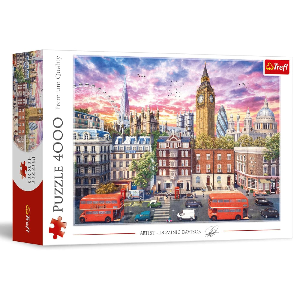 Trefl Jigsaw Puzzle - Walking Around London By Dominic Davison 4000pcs 136*96cm - Puzzleit