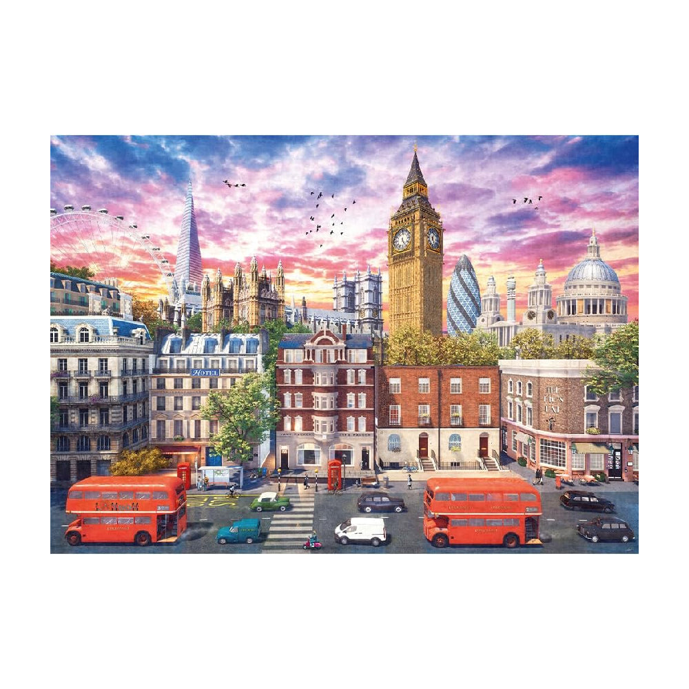 Trefl Jigsaw Puzzle - Walking Around London By Dominic Davison 4000pcs 136*96cm - Puzzleit
