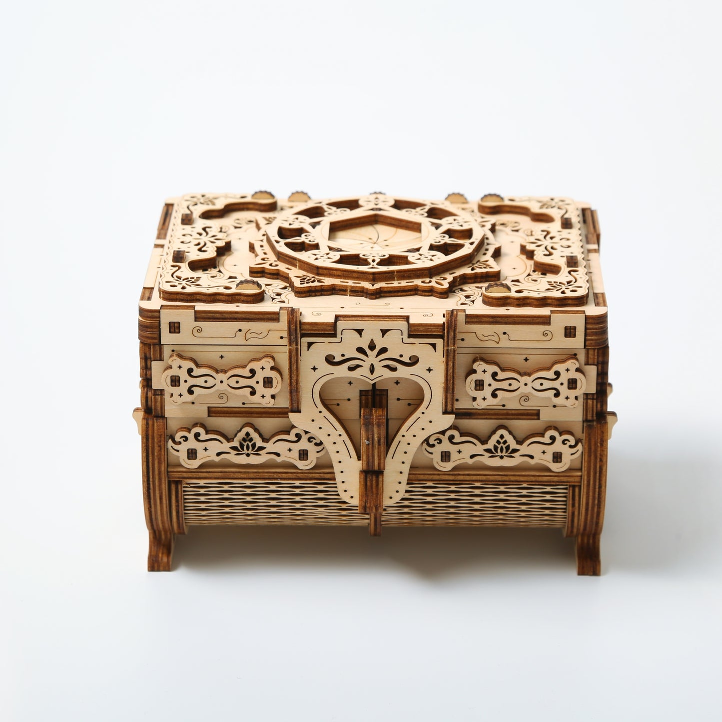 Antique Box 3D Mechanical Wooden Puzzle