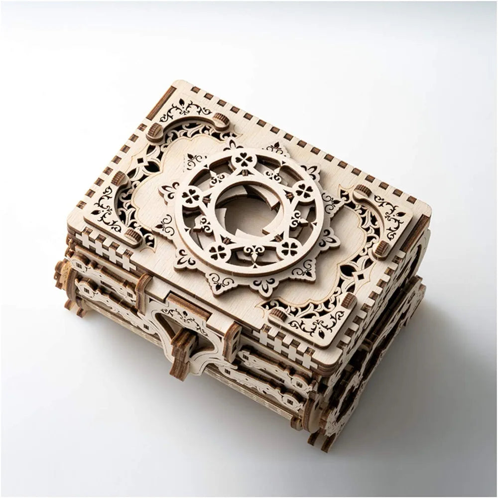 Antique Box 3D Mechanical Wooden Puzzle