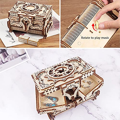 Antique Box 3D Mechanical Wooden Puzzle