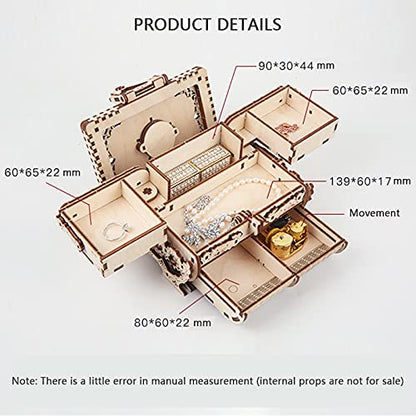 Antique Box 3D Mechanical Wooden Puzzle