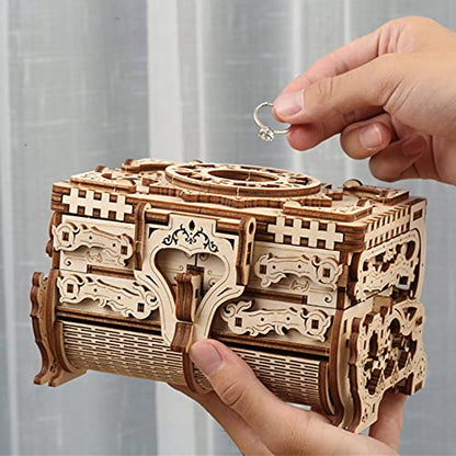 Antique Box 3D Mechanical Wooden Puzzle