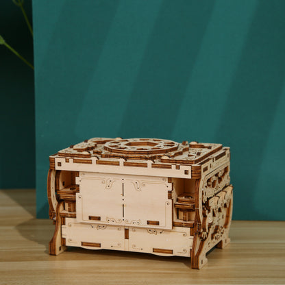 Antique Box 3D Mechanical Wooden Puzzle