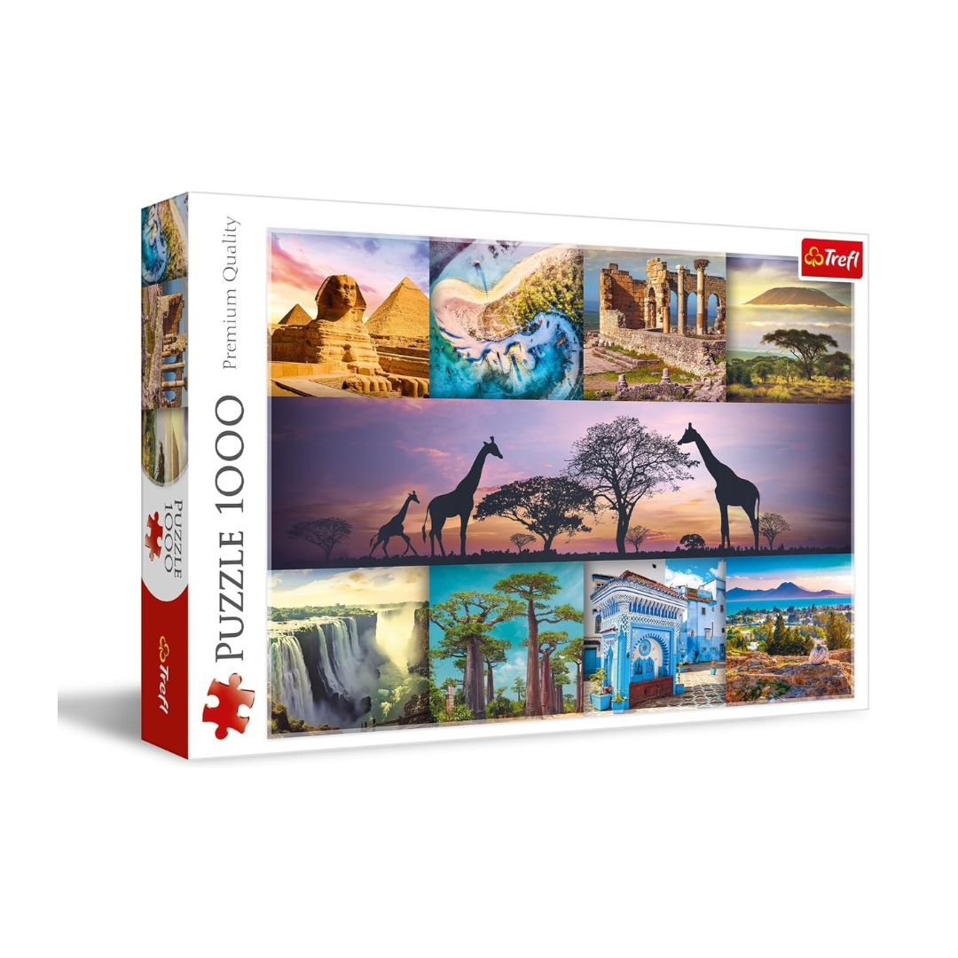 Trefl Jigsaw Puzzle - Collage, Africa 1000pcs 68*48cm - Puzzleit