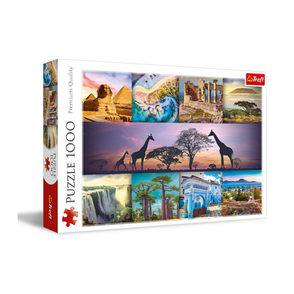 Trefl Jigsaw Puzzle - Collage, Africa 1000pcs 68*48cm - Puzzleit