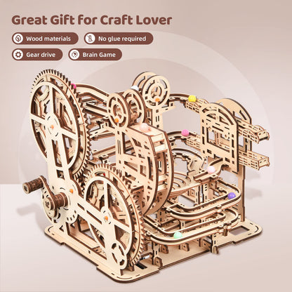 Dynamic Marble Run 3D Mechanical Wooden Puzzle