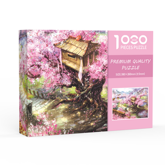 Sakura Tree-House Mini Jigsaw Puzzle 1000pcs 38*26cm