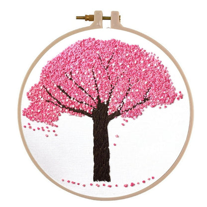 Sakura Embroidery Kit 20cm