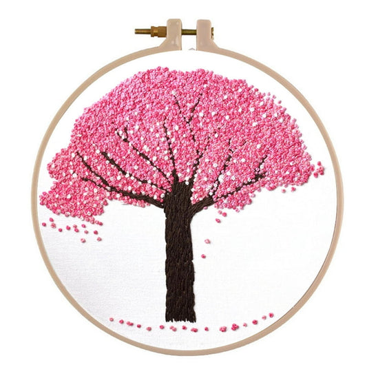 Sakura Embroidery Kit 20cm