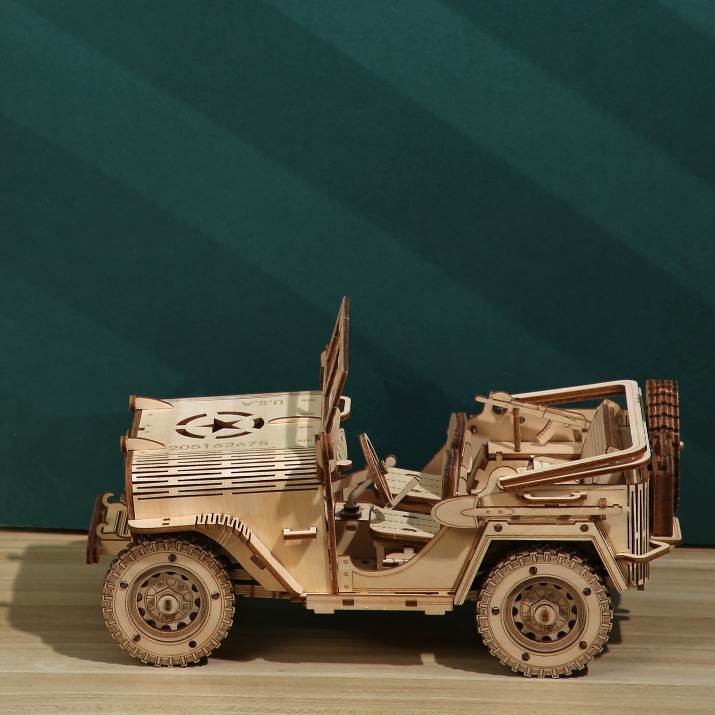 Off-Road Jeep 3D Wooden Puzzle Medium