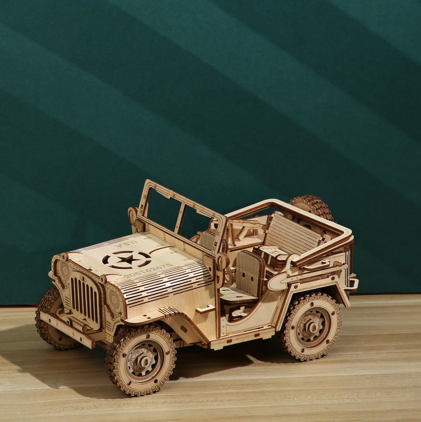 Off-Road Jeep 3D Wooden Puzzle Medium