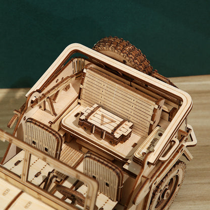 Off-Road Jeep 3D Wooden Puzzle Medium