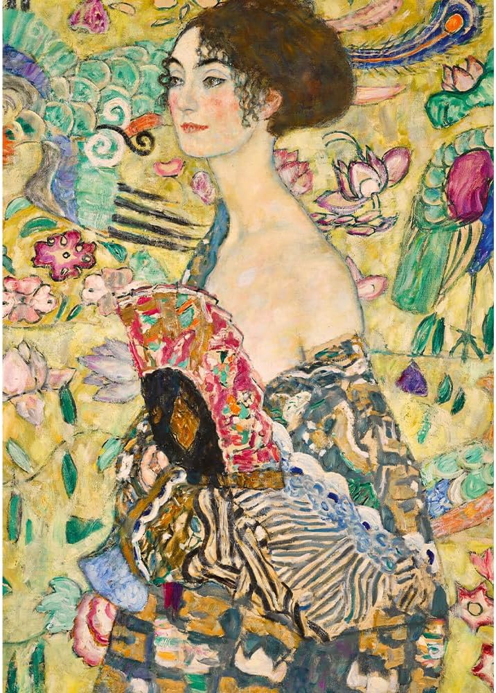 Trefl Art Collection - Lady with Fan by Gustav Klimt Jigsaw Puzzle 1000pcs 68*48cm - Puzzleit